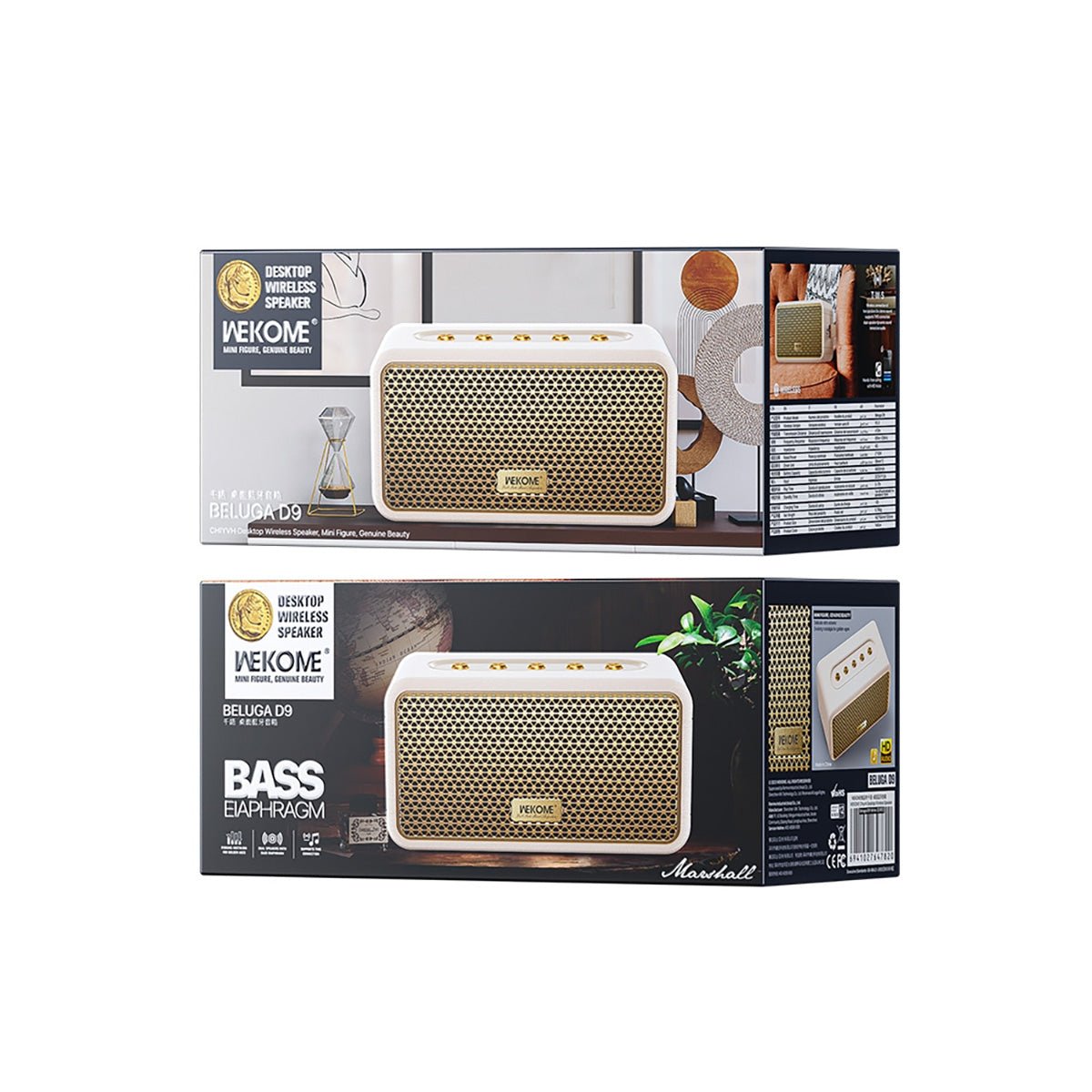 WEKOME Beluga D9 Desktop Wireless Speaker: A Blend of Nostalgia and Modern Sound